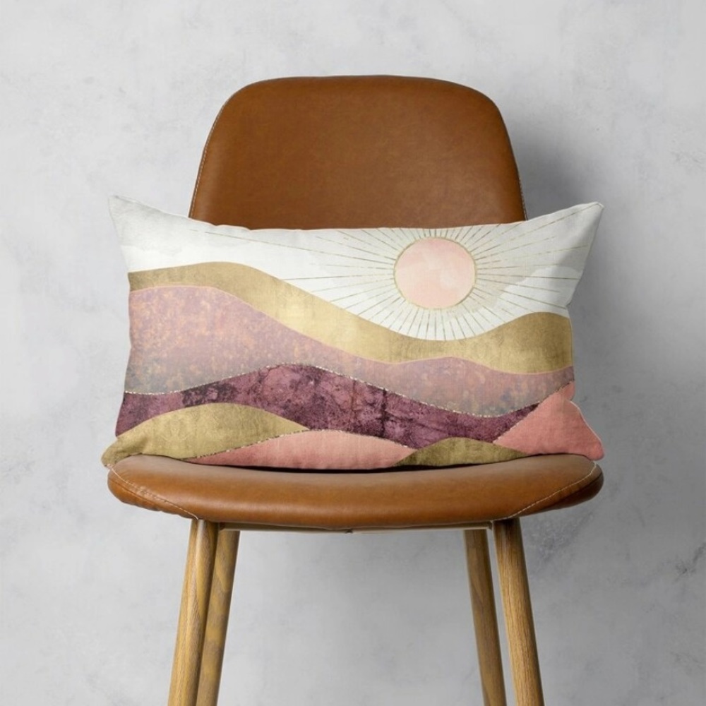 Landscape lumbar pillow case - Picture 2 of 2